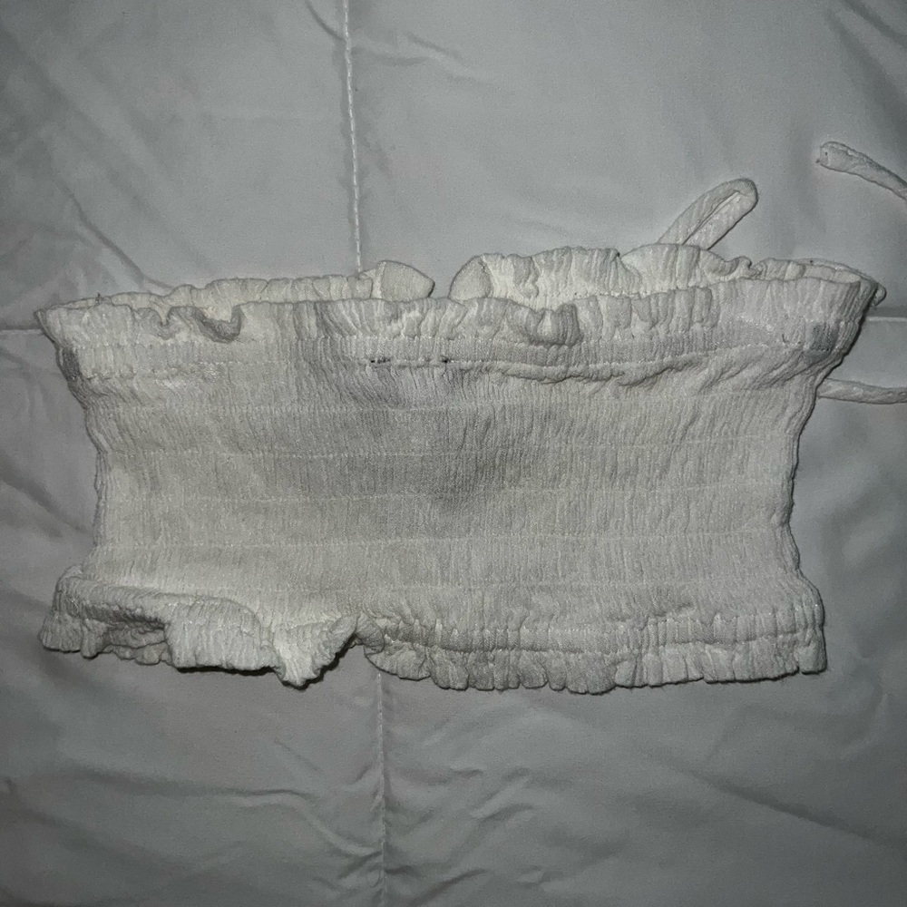 White Forever 21 Tube Top. - Picture 2 of 4